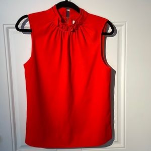 Ted Baker Orange Sleeveless Blouse